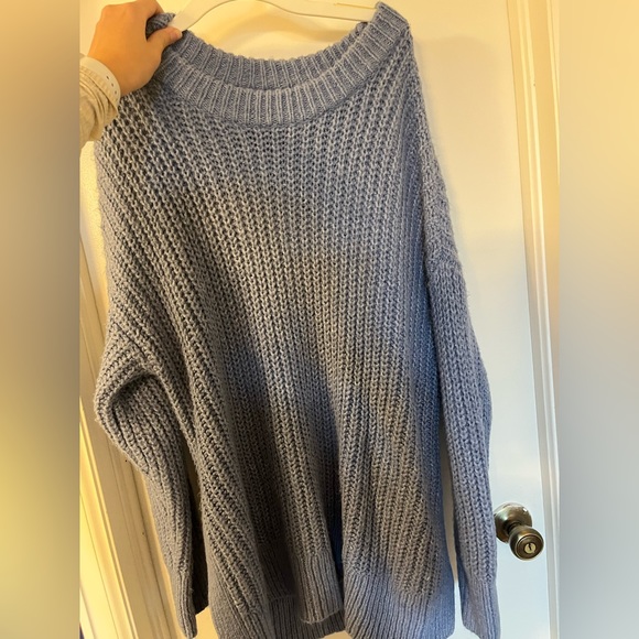 Arie blue knit sweater - Picture 3 of 3